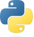 python логотип две змеи 2023